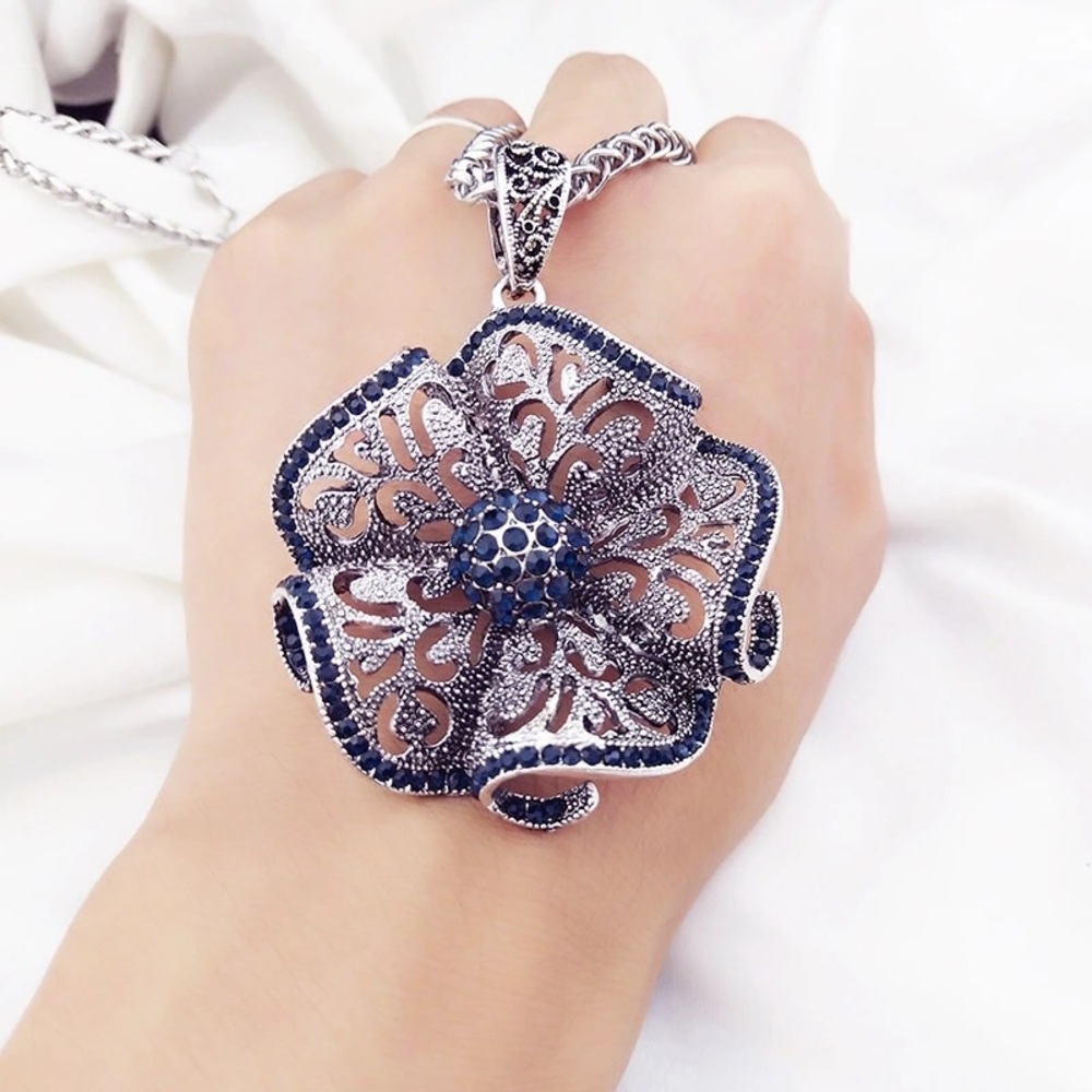 Necklace and earrings